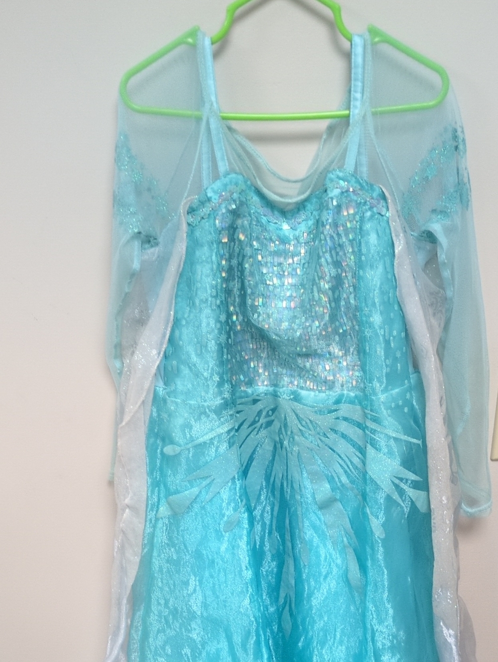 Disney Light Blue Sequin Princess Costume Dress